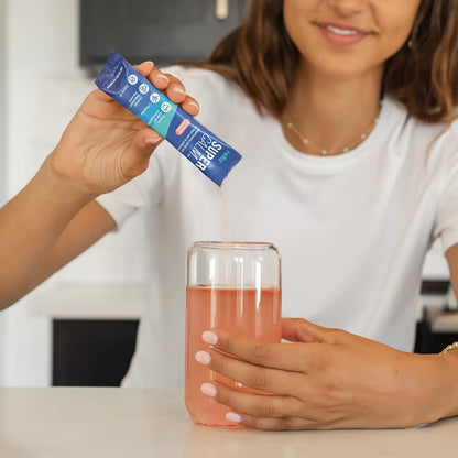 SUPERCALM Powdered Drink - Raspberry Lemonade, Ashwagandha, Magnesium Glycinate, Vitamin D 3, Supplements for Relaxation & Focus