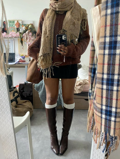 HeatHug Fleece Tights Honey Tan