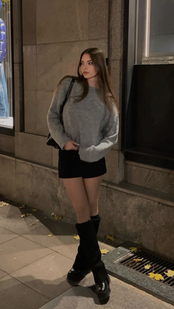 HeatHug Fleece Tights Light Vanilla