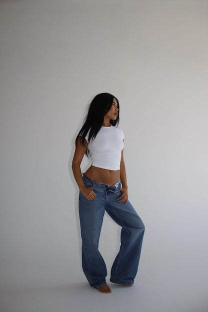 True Fit BBL Jeans Dark Blue
